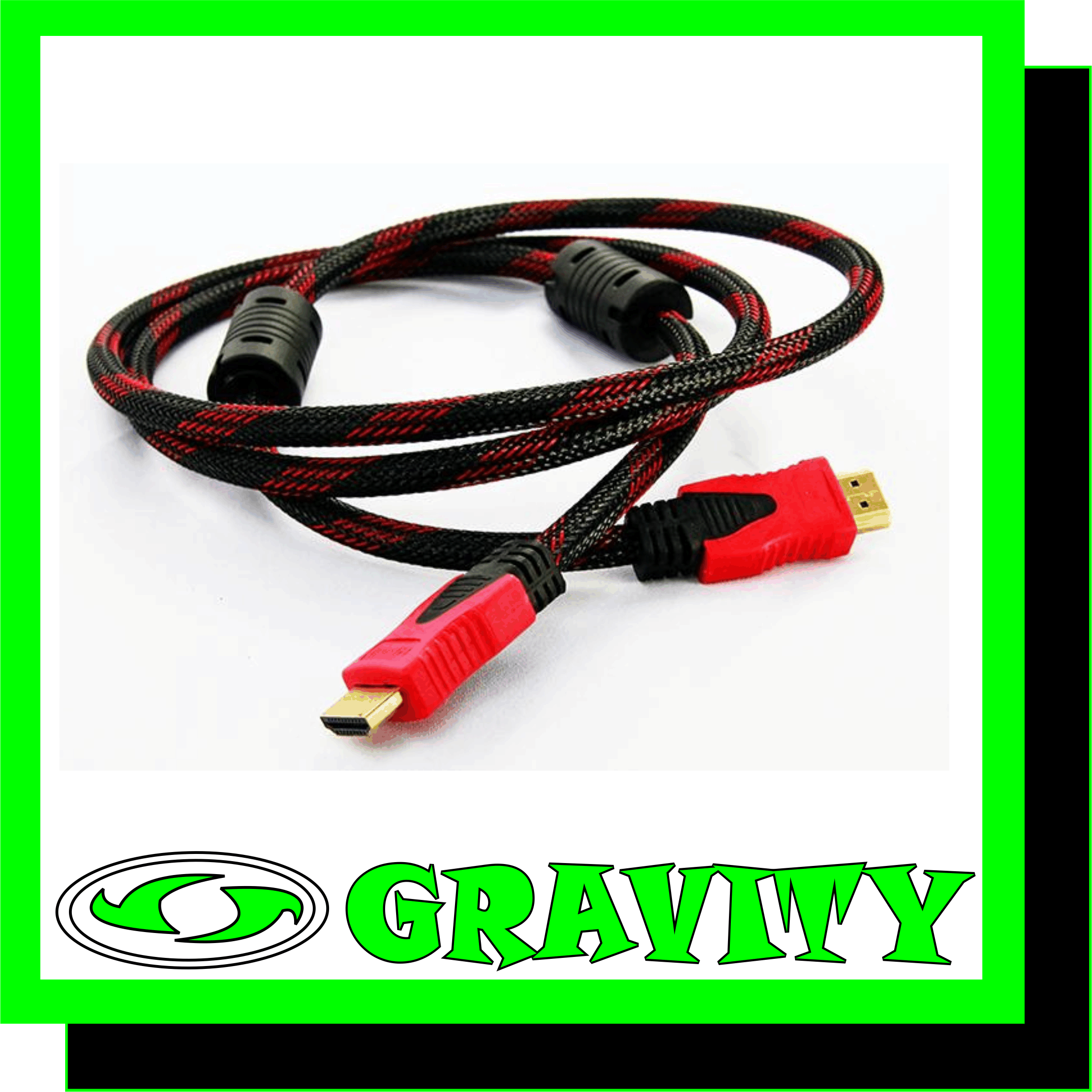 -High Quality 1.5m HDMI Cable (High Speed) -Connections: HDMI to HDMI Resolution can reach to 1080p -Color : Black/Red -Material : Copper + PVC -Compatible Models : FPTV, projector, computer, etc.Note on High Speed HDMI CablesHDMI 1.3 defines two cable -Categories: Category 1-certified (Standard) cables, which have been tested at 74.5 MHz (which would include resolutions such as 720p60 and 1080i60), and Category 2--certified (High Speed) cables, which have been tested at 340 MHz (which would include resolutions such as 1080p60 and 2160p30).High Speed HDMI 1.3 cables can support all -HDMI 1.4 features except for the HDMI Ethernet Channel in the 1.4 Version.