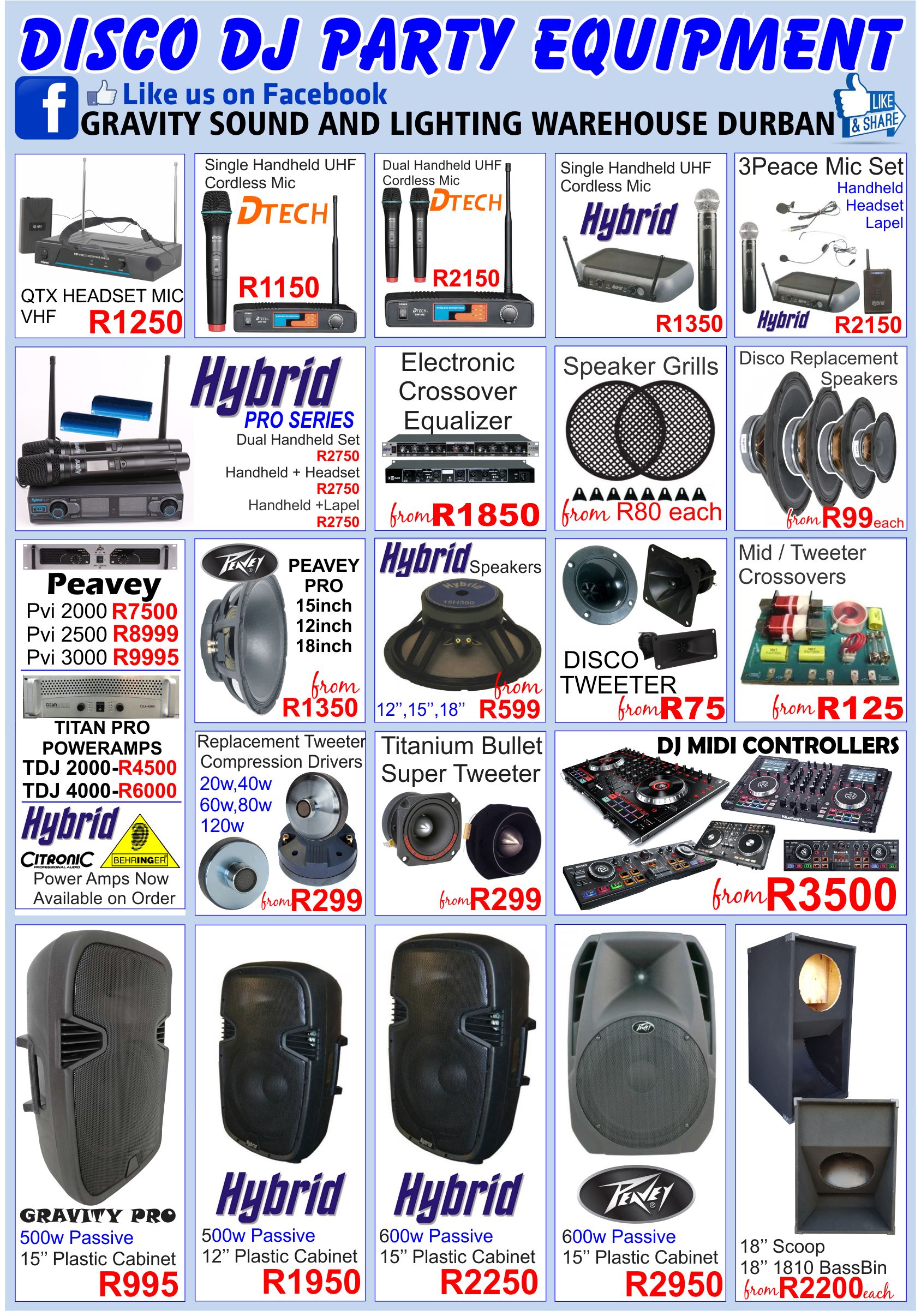 GRAVITY DJ STORE GRAVITY SOUND LIGHTING DJ STORE WAREHOUSE GHD REPAIRS