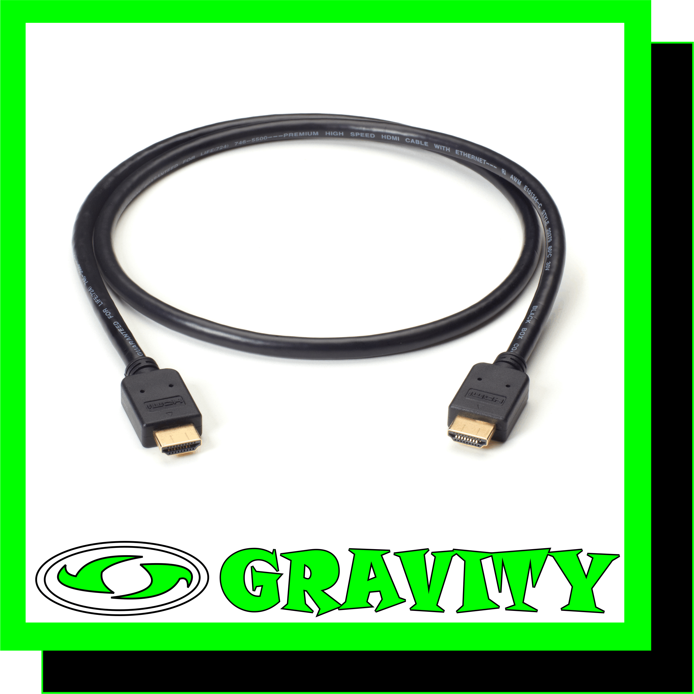 -High-Speed HDMI®is the recommended cable for 1080p and beyond, including advanced display technologies such as 4K, 3D, Deep Color, X.V. Color™, Dolby® True HD, and DTS-HD  Master Audio. -Because the cable has a dedicated data channel, you can network your HDMI Ethernet Channel enabled devices, such as Blu-ray players, gaming consoles, TVs, and more,  without a separate Ethernet cable. -Certified Category 1m HDMI.  Get high-bandwidth transmissions of 340 MHz or up to 10.2 Gbps. -HDMI is the recommended cable for 1080p video. -Supports all the latest display technologies such as 2K x 4K resolution, 3D, and Deep Color including Ethernet. -Connect Blu-ray™ players, laptops, HDTV receivers, digital TVs, DVDs, and other equipment with HDMI interfaces. -Double shielding prevents signal loss and screen ghosting for maximum video performance.