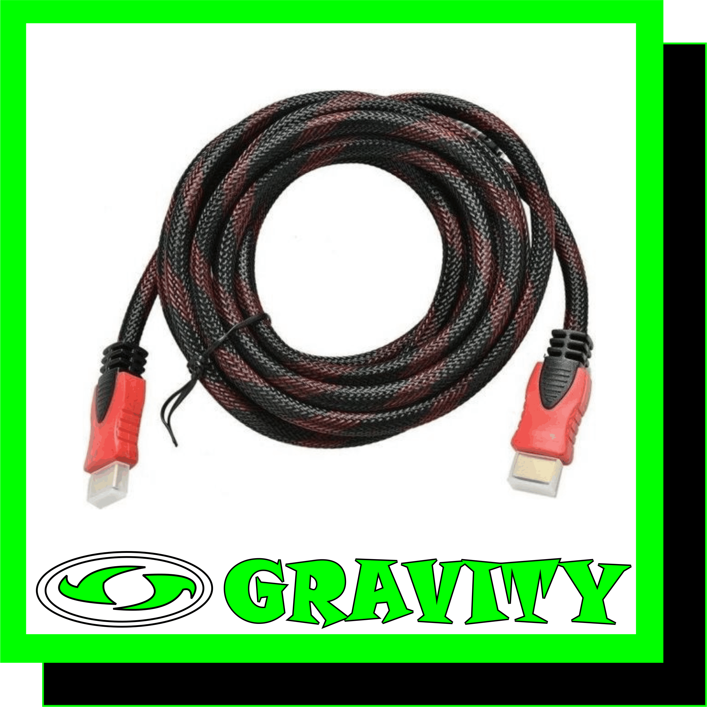 -High Quality 1.5m HDMI Cable (High Speed) -Connections: HDMI to HDMI Resolution can reach to 1080p -Color : Black/Red -Material : Copper + PVC -Compatible Models : FPTV, projector, computer, etc.Note on High Speed HDMI CablesHDMI 1.3 defines two cable -Categories: Category 1-certified (Standard) cables, which have been tested at 74.5 MHz (which would include resolutions such as 720p60 and 1080i60), and Category 2--certified (High Speed) cables, which have been tested at 340 MHz (which would include resolutions such as 1080p60 and 2160p30).High Speed HDMI 1.3 cables can support all -HDMI 1.4 features except for the HDMI Ethernet Channel in the 1.4 Version.