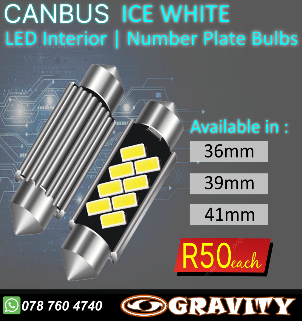 canbus ice white led interior car bulb | car led bulbs durban | car led park light bulbs | car led headlight bulbs gravity durban 