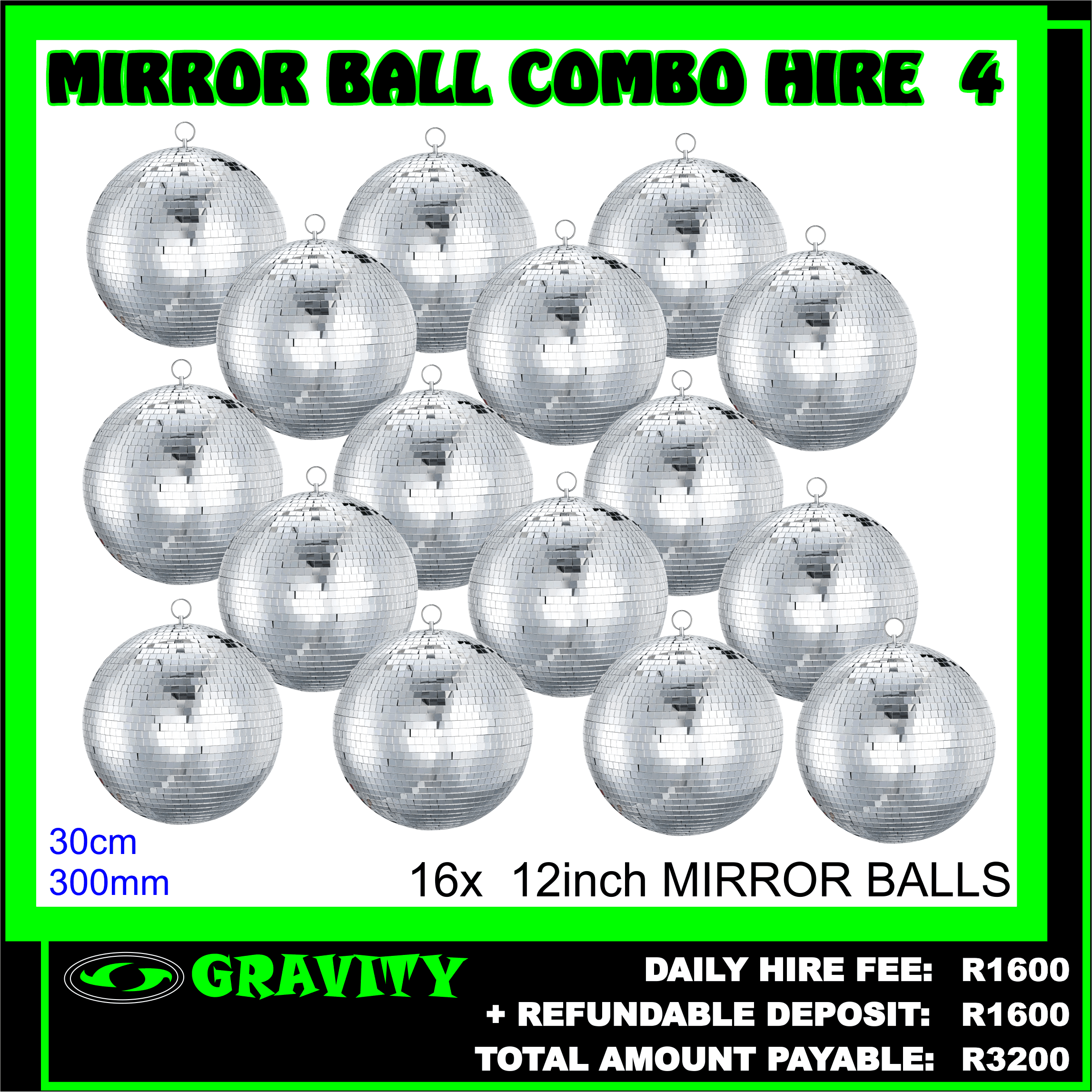  mirror balls - Prodecor Function Decorators - Show Category MIRROR BALL HIRE DURBAN , 80s THEME PARTY MIRROR BALL HIRE DURBAN .  Home Disco Effects Hire For Party or Event - Joy Jukes  Mirror Ball Hire | Mirror Ball, Motor, Pin Spot and Stand ...https://cal-x.co.za › product › mirror-ball-hire Mirror ball hire from CAL-X Rentals. The mirror ball is a classic lighting accessory. Our rental kit includes everything you need. It comes with a 30cm mirror ... 