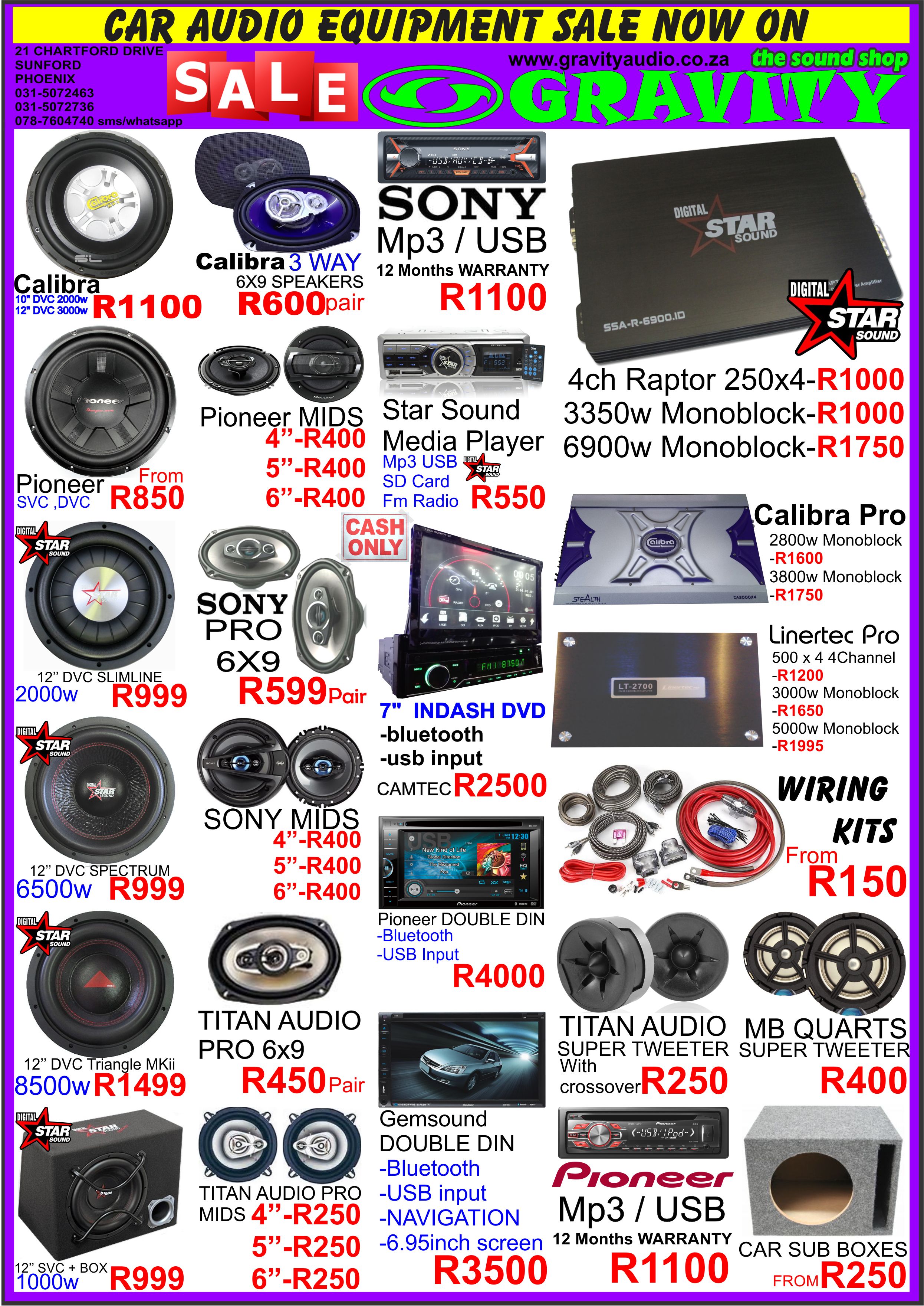 GRAVITY AUDIO GRAVITY SOUND AND LIGHTING WAREHOUSE GRAVITY DJ STORE