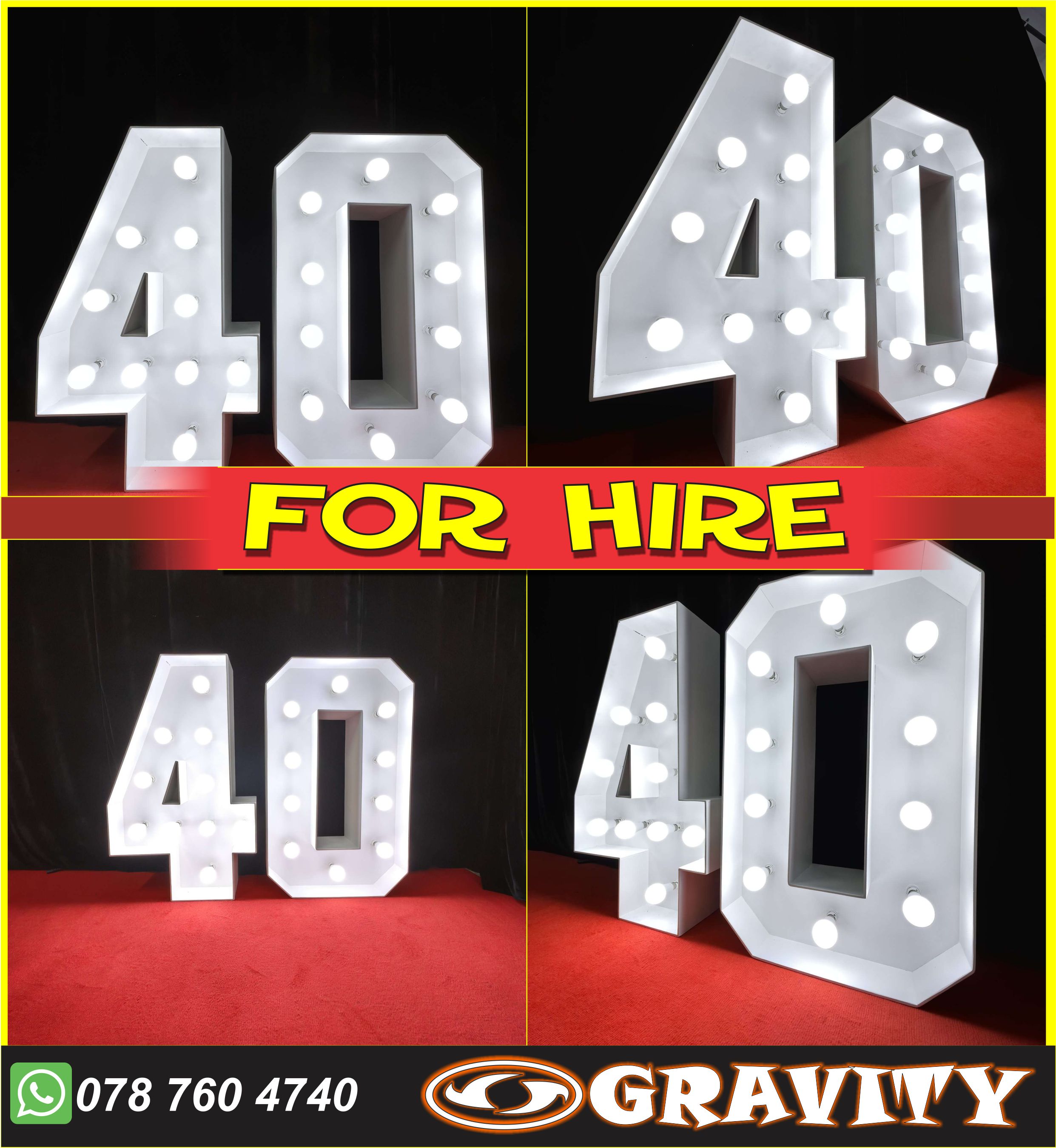 LIGHT UP MARQUEE LETTERS & NUMBERS FOR HIRE DURBAN KZN | We have a range of 1m High Wooden Marquee Letters and numbers available for hire for any event. Our Marquees are available for collection at GRAVITY DURBAN, We have a large range of Marquee letters and numbers for hire. The Marquee letters are 1m tall and have cool white 9w LED | We have widest range to offer a wide range of Marquee Letters numbers in Durban for absolutely any event including Weddings, Birthdays, Corporate Events & Functions in KZN. We also Have Marquee Numbers available. The marquee numbers or Letters can be setup outdoors, on the grass and indoor . These marquee's are 1 meter high and consist of high quality LED Bulbs . Our marquee letters are unique and handcrafted by us with high-quality materials. We have the entire alphabet 3 fold and some special characters | marquee letters and numbers for rent Durban . light u numbers for hire durban . light up letters for hire durban . 3d marquee letters for hire kzn . giant letter for hire . giant numbers for hire . LIGHT UP MARQUEE LETTERS & NUMBERS FOR RENTAL DURBAN