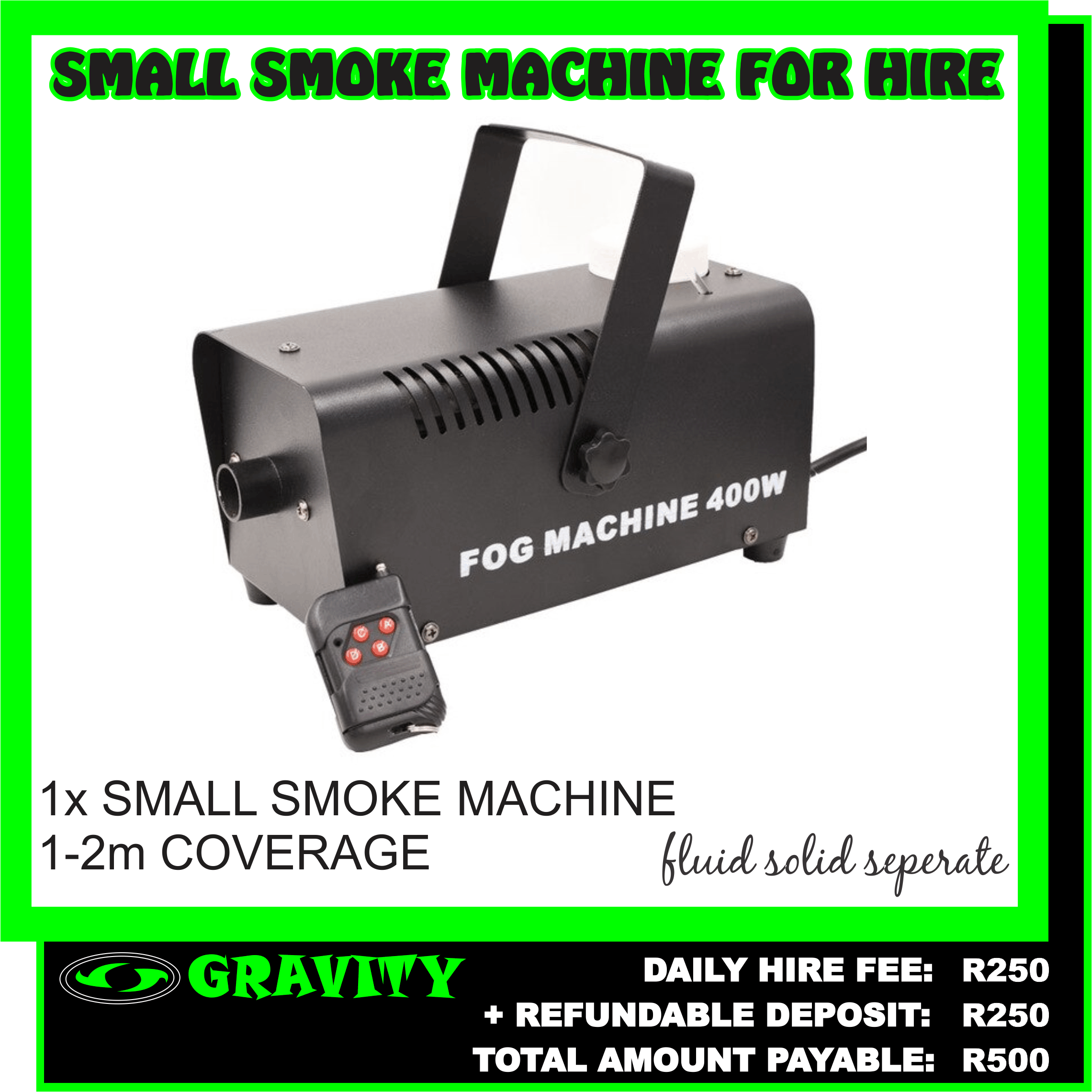 smallest smoke machine