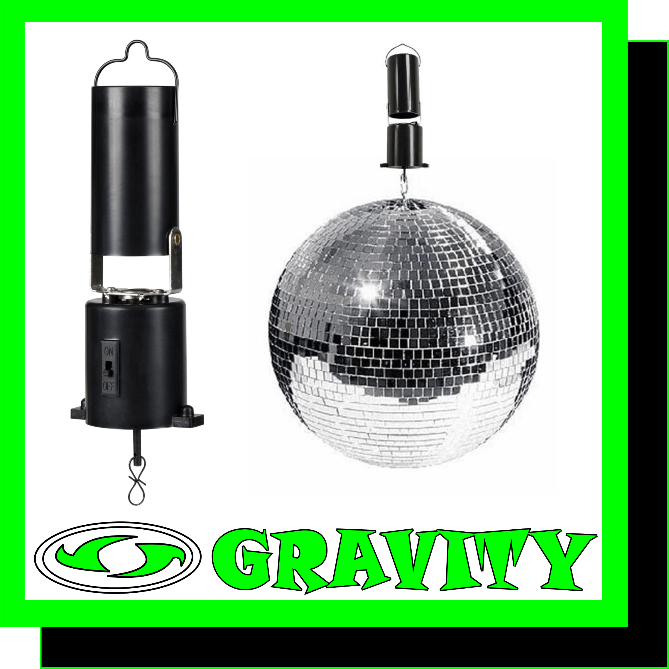 Battery Operated Mirror Ball Motor  Battery Powered Mirror Ball Motor  Motor For Mirror Balls Up to 2kg in weight  Ideal for venues without wall socket  on/off switch fitted