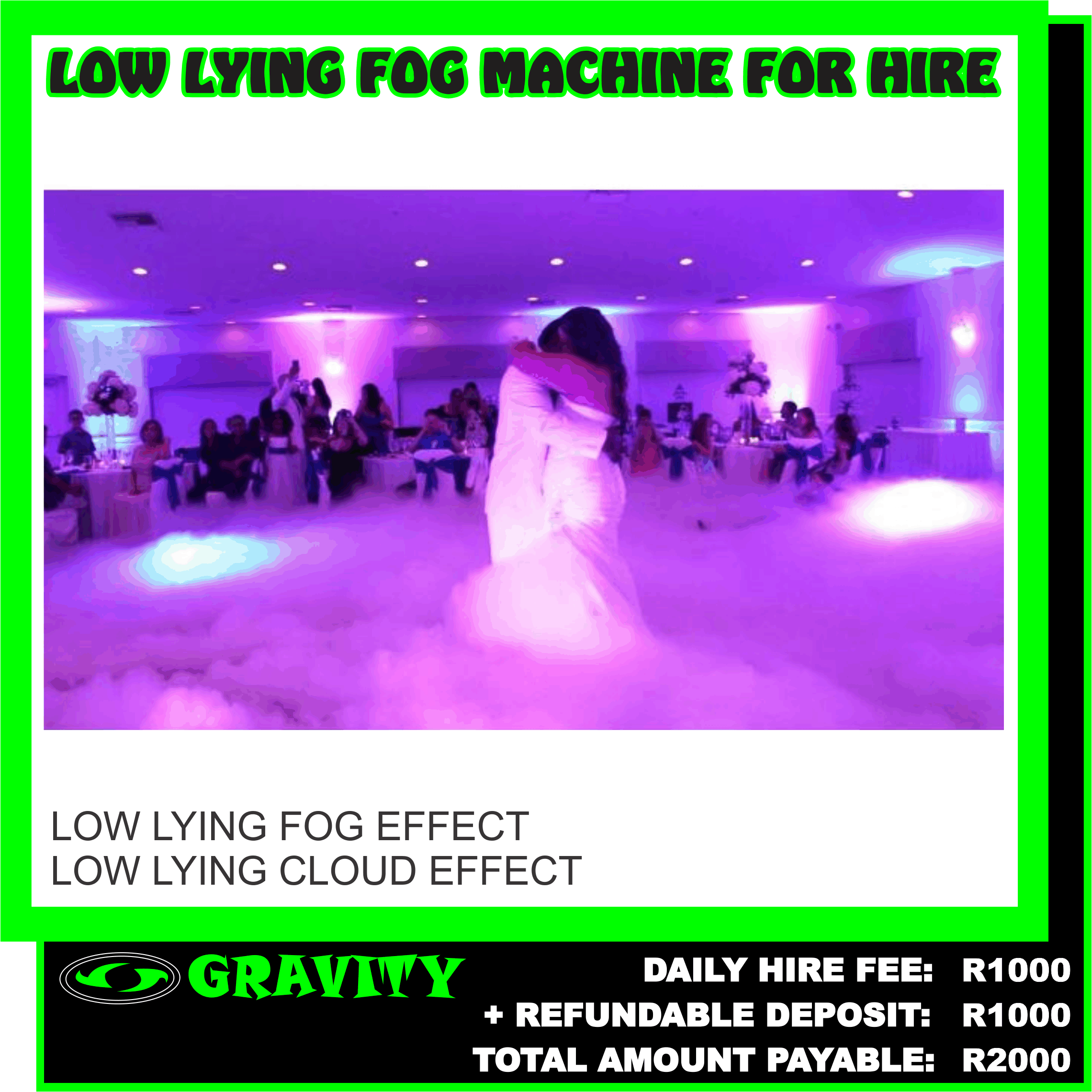 you have a fog machine that just spews fog everywhere? Do you want your fog to stay close to the ground? Here's the fix for you!Low-lying fog stays low to the ground - similar to a dry ice effect; Uses standard fog juice and ice cubes; No need for expensive fog chillers, bulky air conditioning .rofessional Low Lying Fog LSG machines and Low Crawling Smoke Effect Specialist