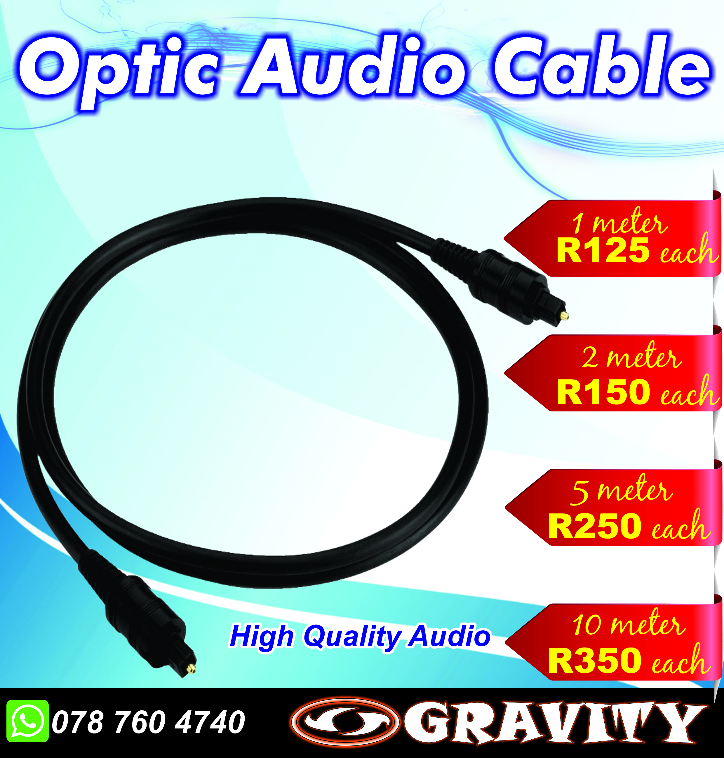 optical cable durban gravity