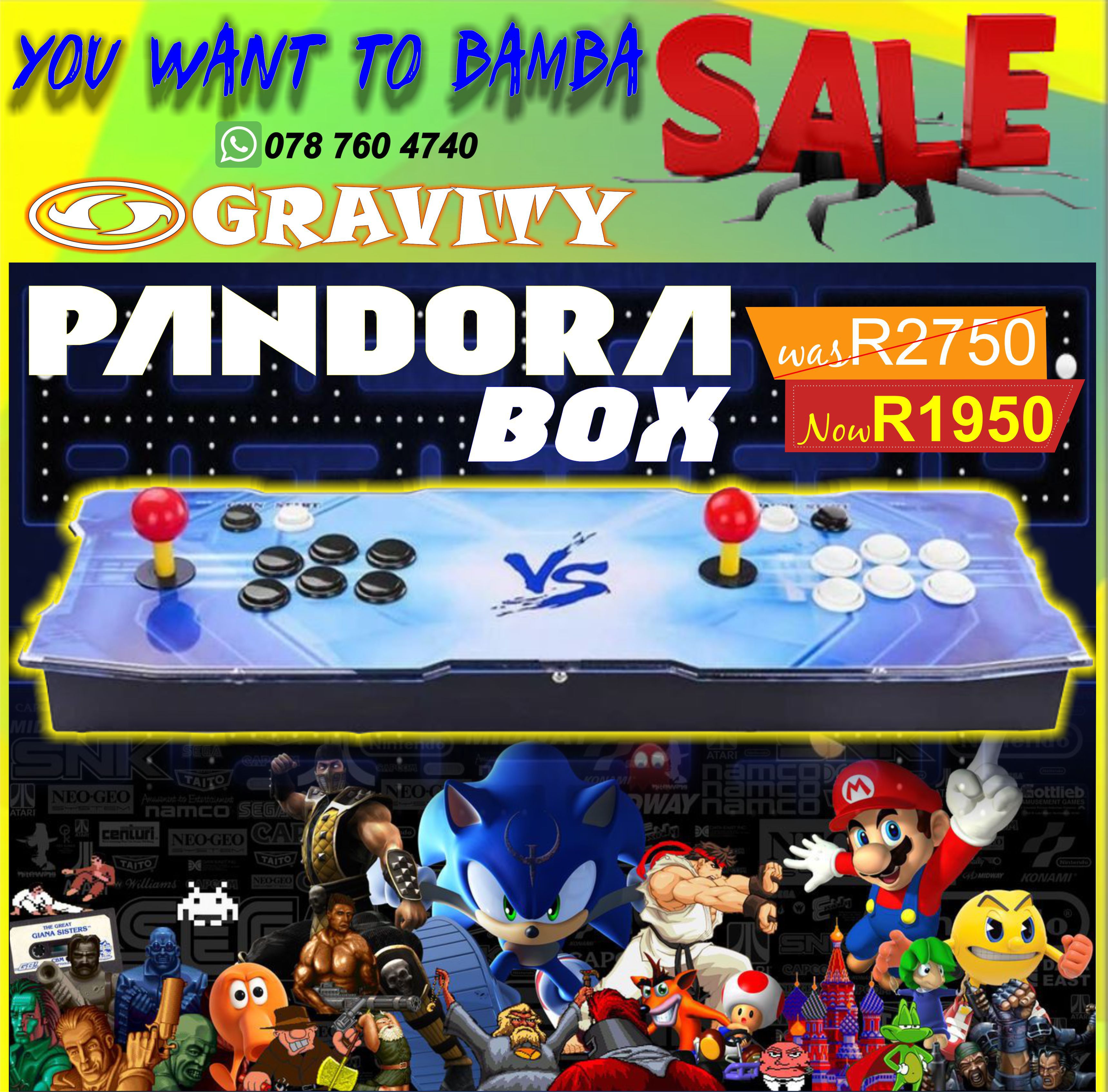 pandora box , arcade game machine , old school games 