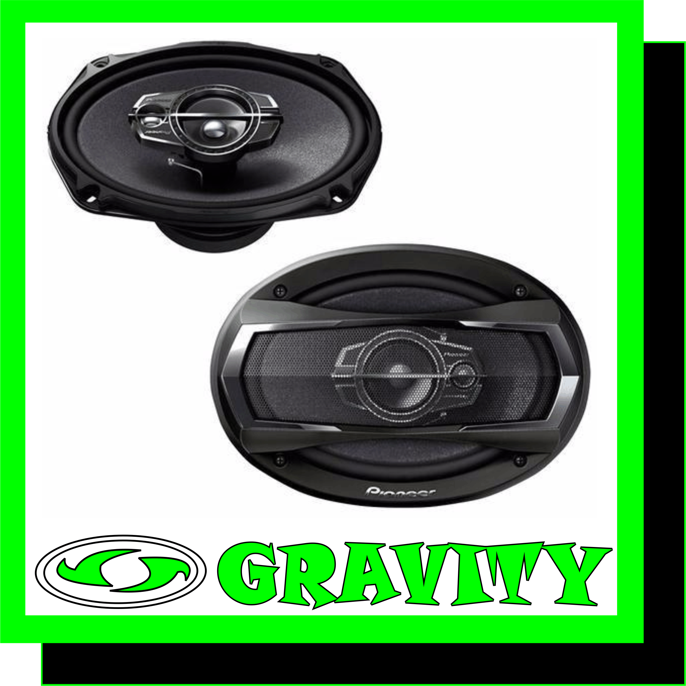 PIONEER 6X9 3-way Speaker (420W Max) -420 Watts Max Power (60 Watts Nominal) -New Multilayer Mica Matrix Cone Design -Lightweight Elastic Polymer Surround -Frequency Response - 28Hz to 36kHz -Sensitivity - 92dB -Impedance - 4? -Mounting Depth with Mount Adapter		 -Cut Out Dimensions - 153mm x 222mm
