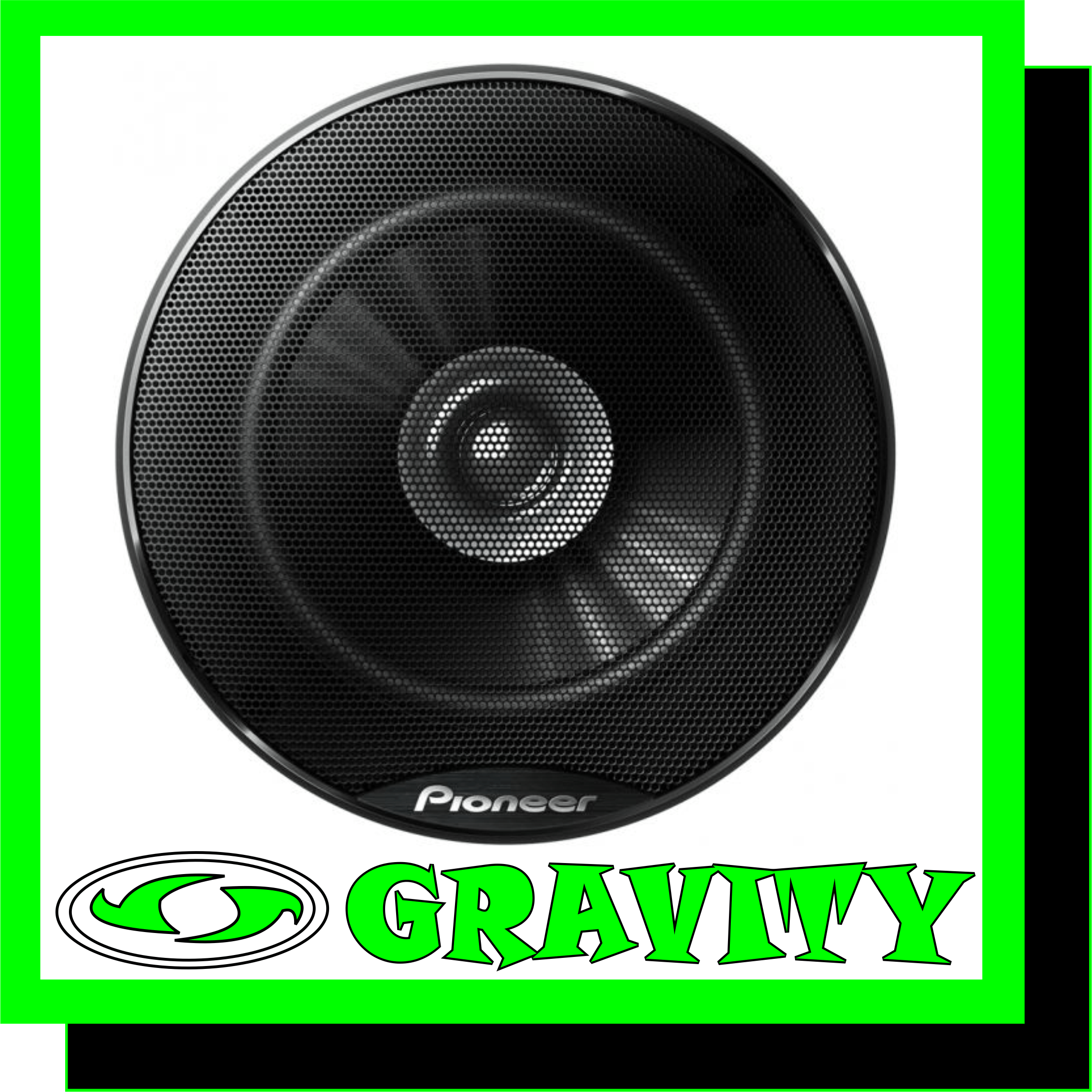 Pioneer 5'' Dual Cone Speakers  Size - 13 cm Frequency Response - 33Hz to 24 KHz Impedance - 4? Max output - 230 W Nominal output - 35 W Sensitivity - 88dB gravity audio