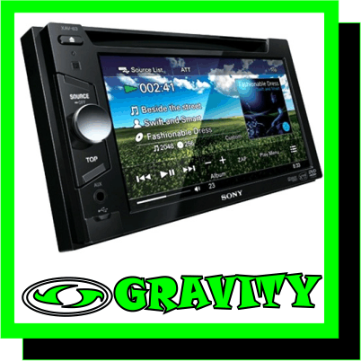 sony double din dvd player gravity audio 0315072463