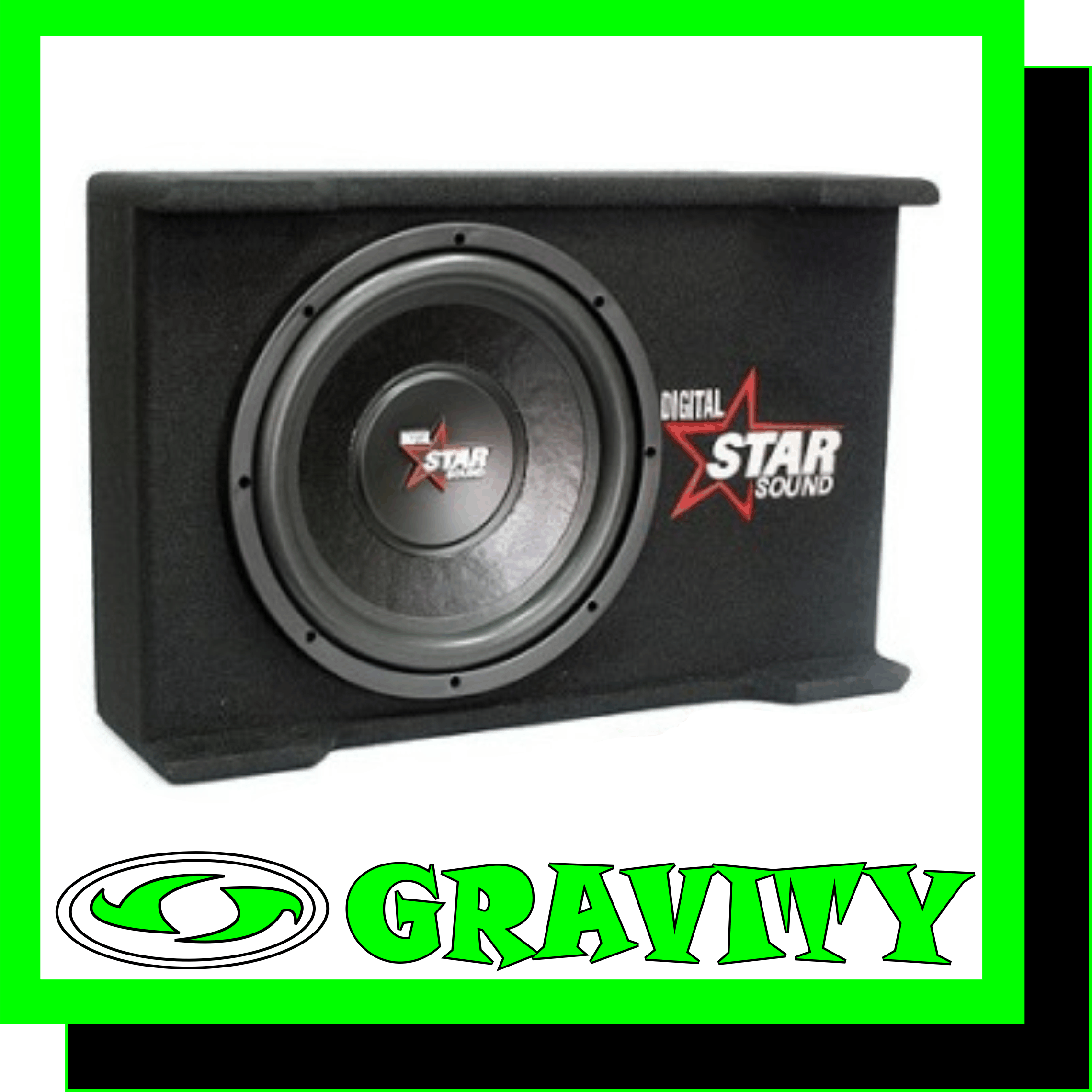 Starsound 12'' Slimline Bakkie Box With Subwoofer CAR SOUND