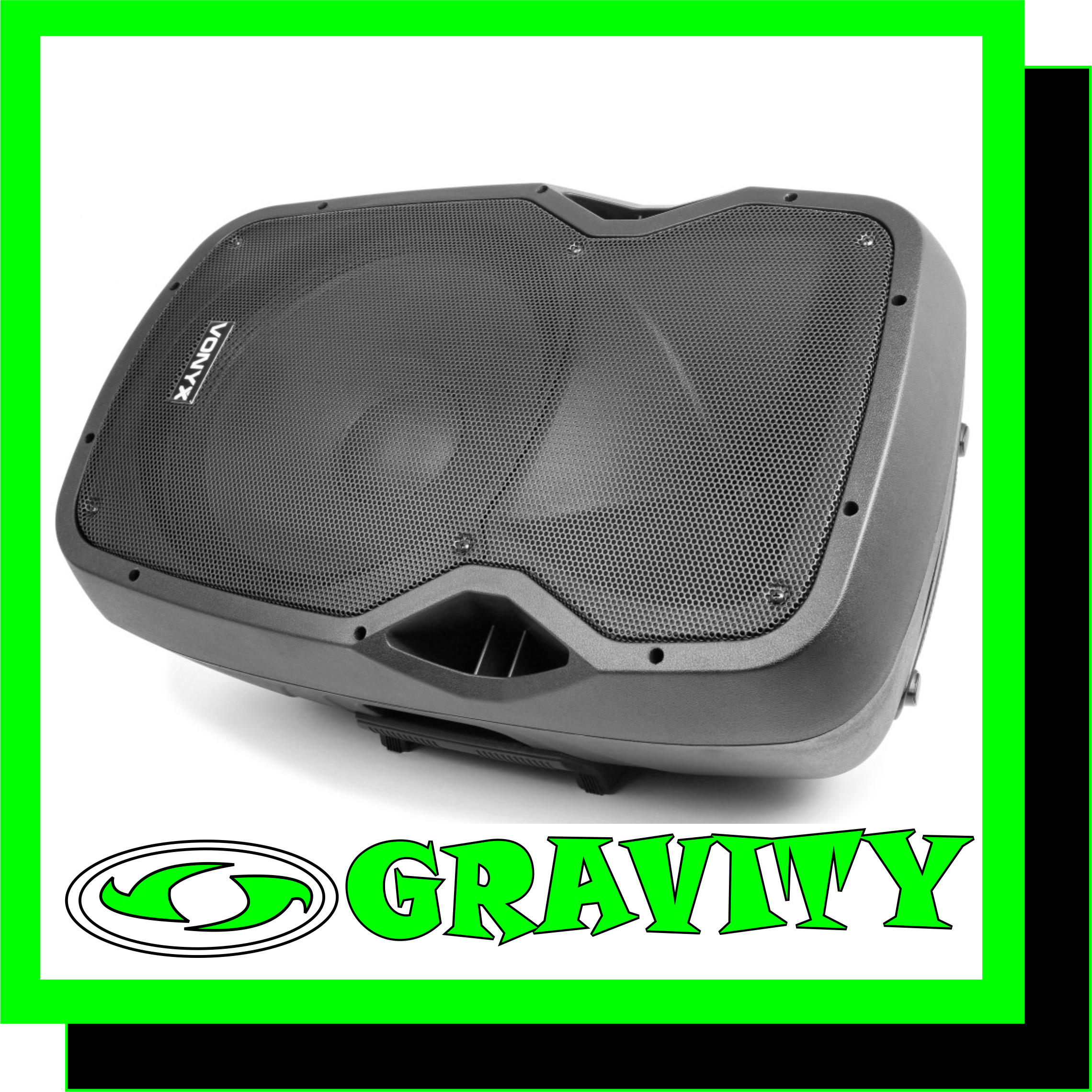 15inch vonyx powered speaker built in amplifier 800w speaker abs cabinet gravity audio 0315072463